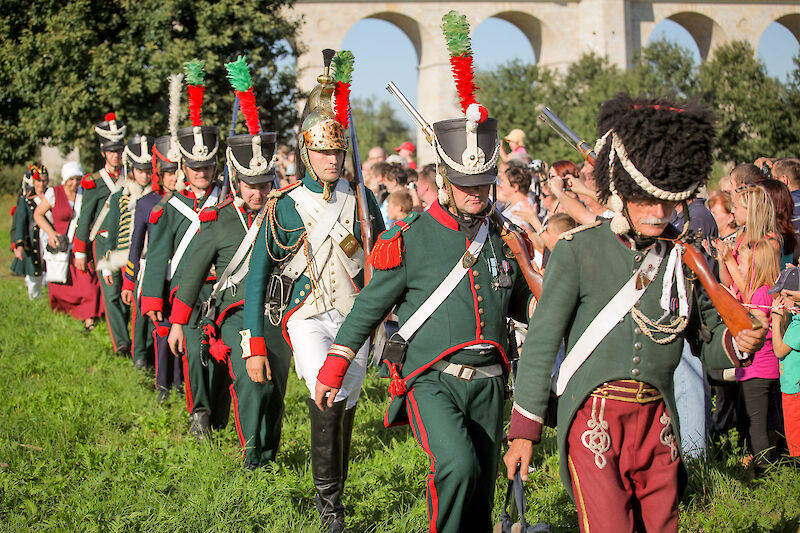 Inscenizacja bitwy napoleońskiej w Bolesławcu, 2013 r.